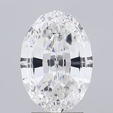 3.02 oval polygon step cut e vvs2 ex ex none LAB_GROWN Diamond